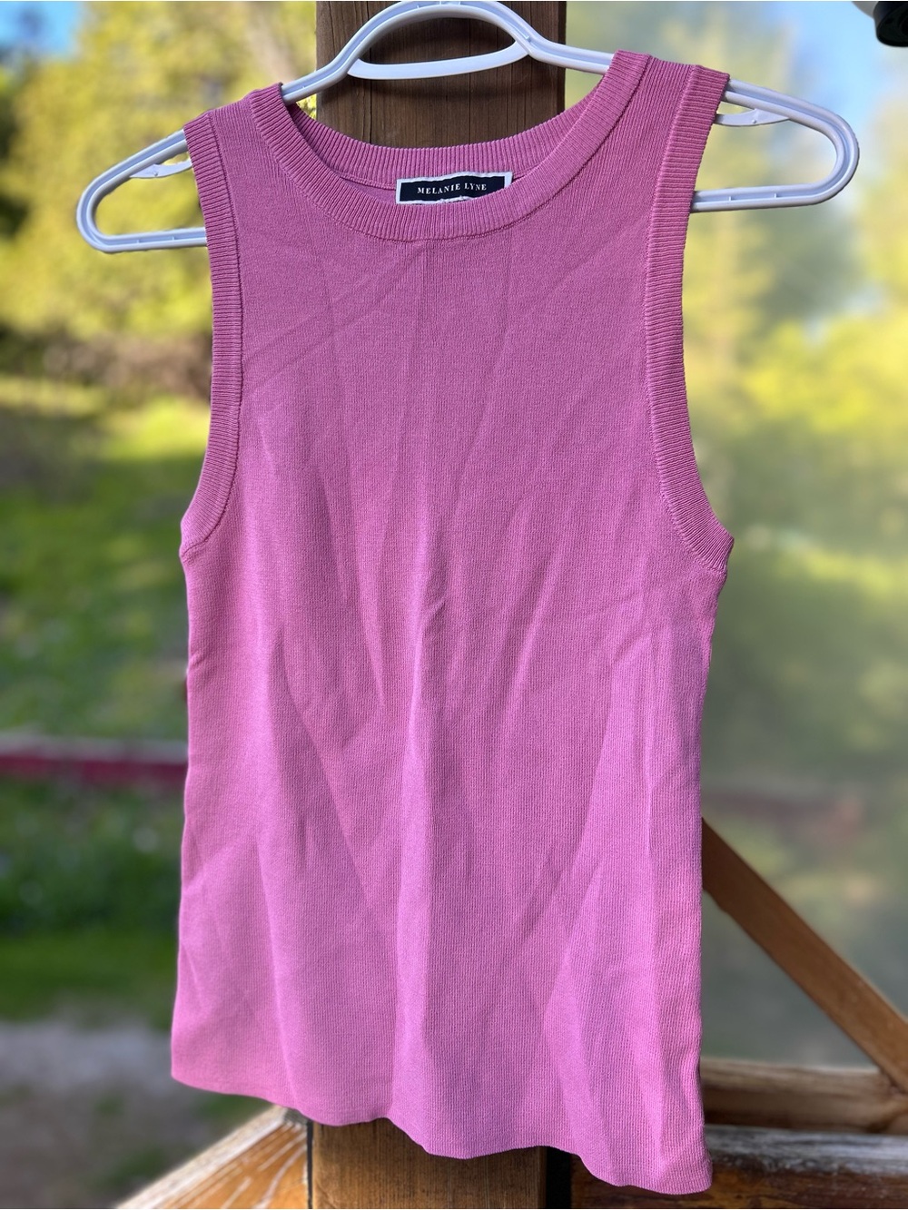 Pink Melanie Lyne Sleeveless Knit Tank